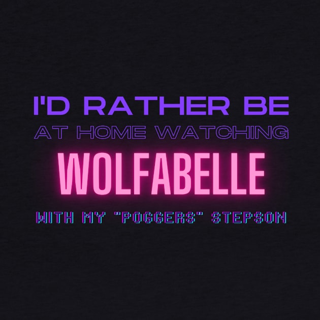 Wolfabelle poggers stepson twitch youtube content creator by LWSA